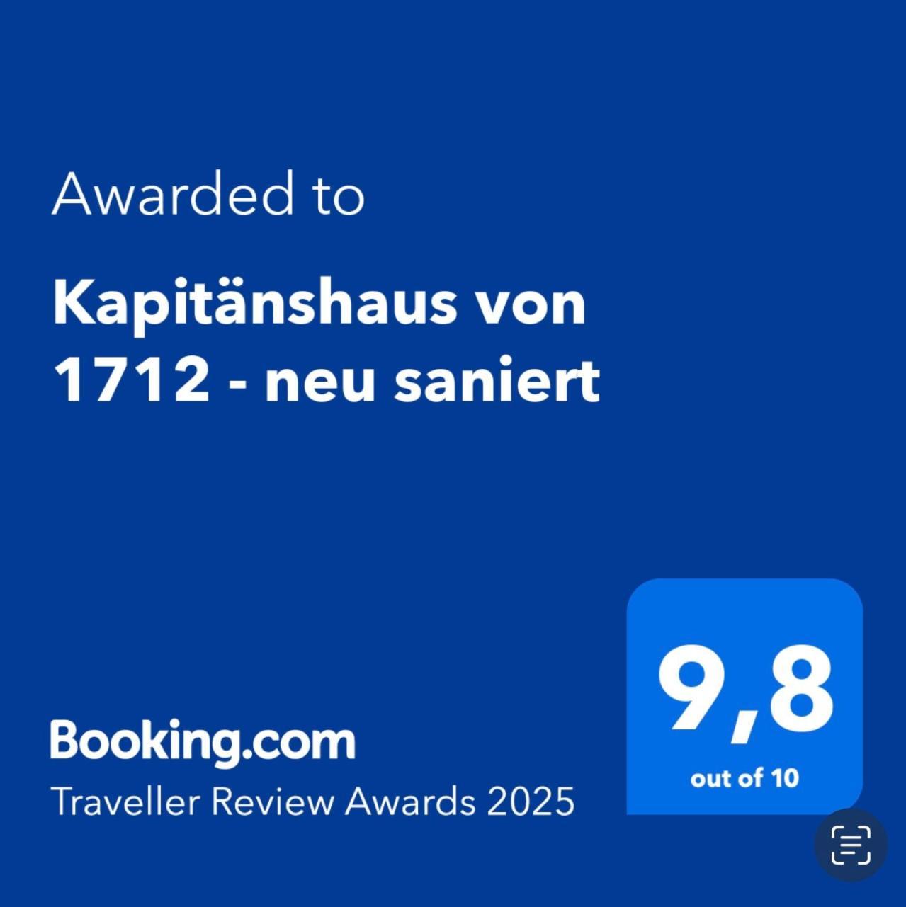 니블룸 Kapitaenshaus Von 1712 - Neu Saniert 아파트 외부 사진
